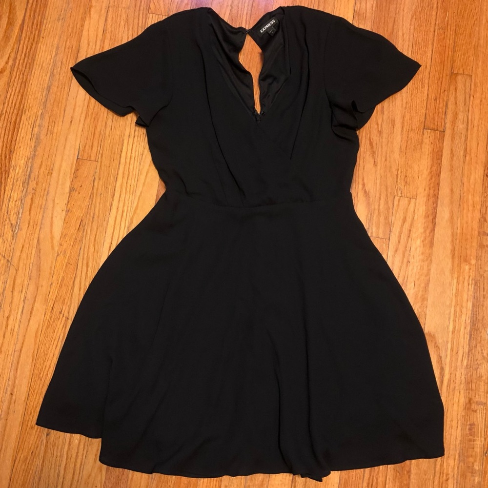 Express dress size 6 black elegant